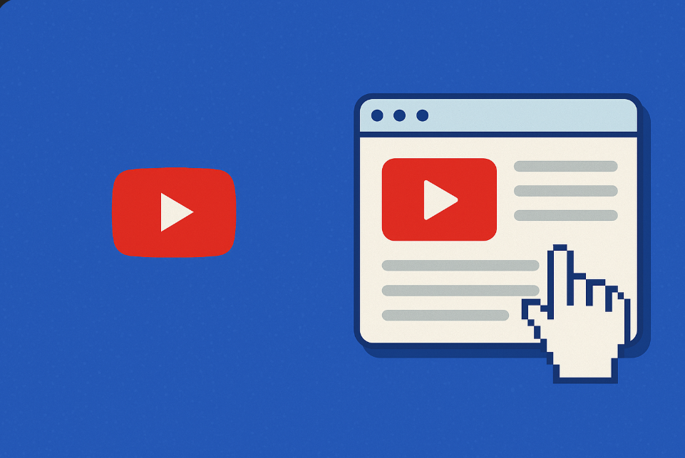 Content creator writing YouTube video descriptions on laptop with multiple screens showing analytics
